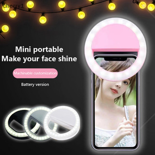 1 Đèn LED Selfie Ring Light Fill Light MobilePhone Flashes Lens Luminous Lamp Clip Ring Light Video Photograph For Live Makeup