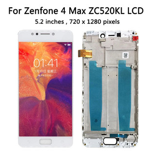 Chính hãng có khung cho asus zenfone 4 max zc520kl x00hd màn hình lcd với bộ số hóa màn hình cảm ứng
