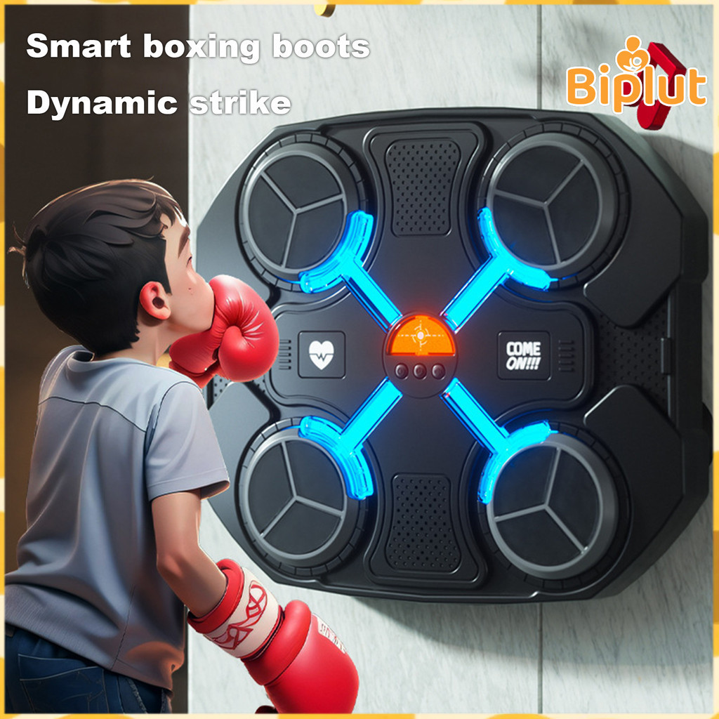 Biplut 1 Bộ Máy Đấm Bốc Thông Minh Bluetooth Tương Thích Âm Nhạc Boxing Huấn Luyện Điện Tử Đấm Bốc Thiết Bị Cho Gia Đình