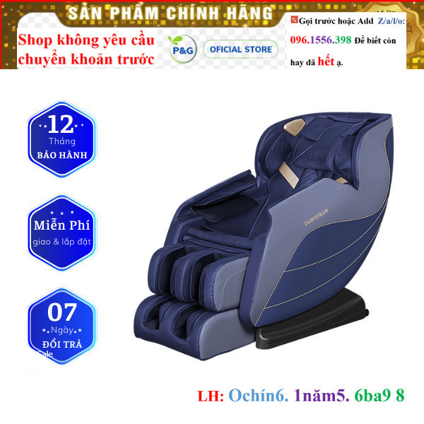 Ghế Massage Toàn Thân Daikiosan DKGM-00005 - Kích thước 740x1550x1100mm, Trang bị Con lăn 2D và Chức năng Sưởi Ấm