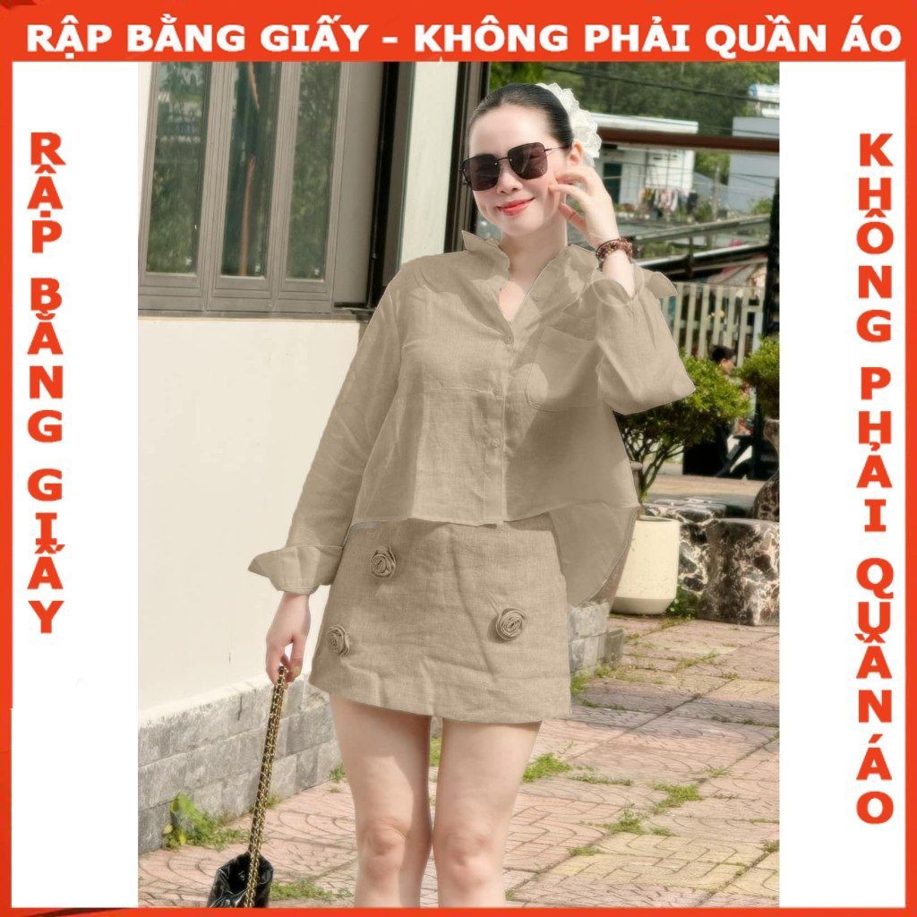 Rập giấy A0 áo sơ mi + chân váy mã 235