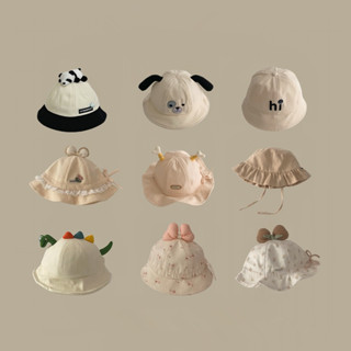 [0-4 Tuổi] Mũ Bé Xuân Thu Bé Trai Bé Gái Mũ Xô Mùa Hè Mỏng Phong Cách Cho Bé