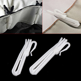 Set 10 móc nhựa treo rèm cửa sổ 7cm / 8.5cm