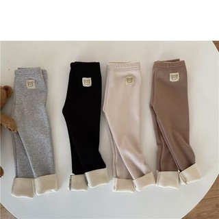 Quần dài legging lót lông cho bé siêu ấm