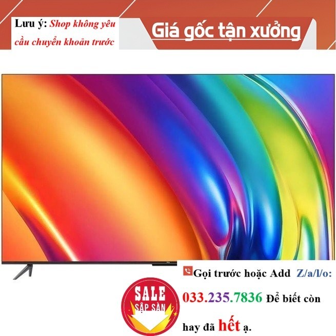Google Tivi TCL 65P745 4K 65 Inch  <New>