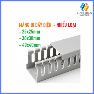 Máng nhựa đi dây điện nhiều loại