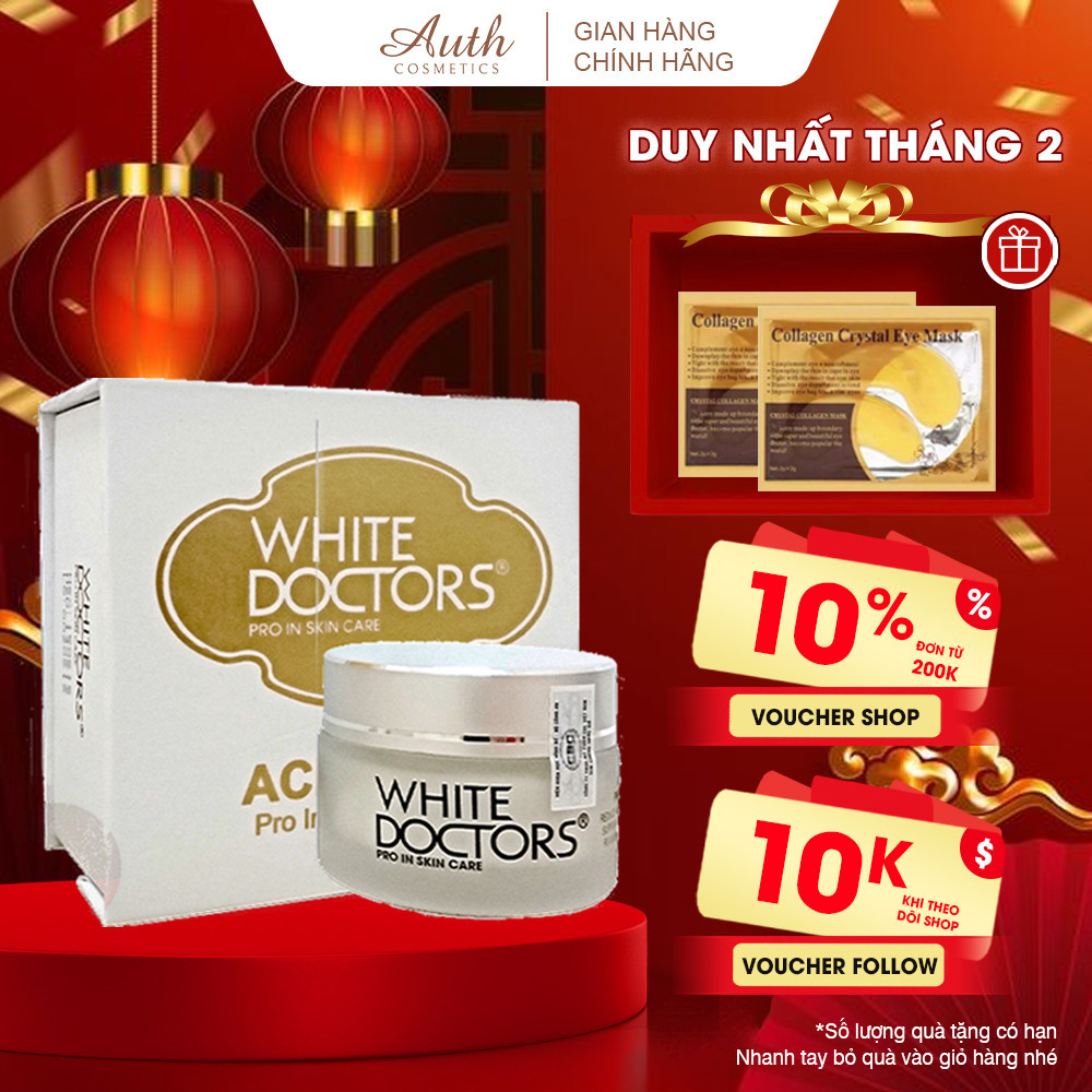 Kem Giảm Mụn, Ngừa Sẹo Thâm White Doctors Acne Pro 25gr