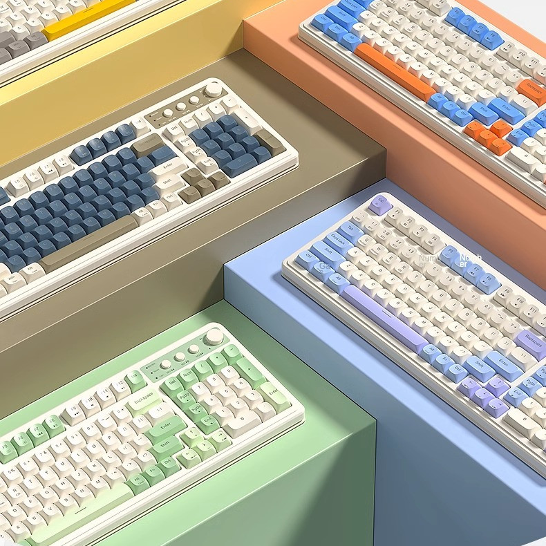 Aula S99 RGB Wireless 2.4G Bluetooth Bàn phím ba chế độ có thể sạc lại cảm giác Tay cầm Máy tính xách tay Văn phòng Trò chơi thể thao điện tử | BigBuy360 - bigbuy360.vn