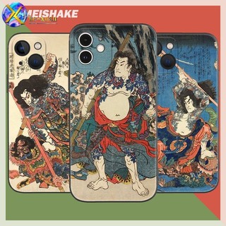 Water Margin Hero Jiuattoo Dragon Shijin Ukiyo-e Hình xăm Thích hợp cho iPhone11promax / 14Pro Vỏ điện thoại Apple 13 12 / 11 Redmi Model Điện thoại di động Vỏ bảo vệ chống sốc OAOT