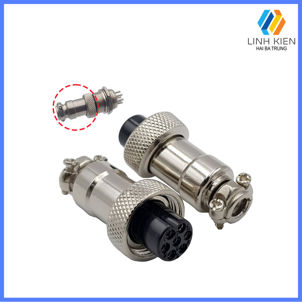 [Có sẵn] Bộ Jack đực cái GX12