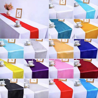 Bán buôn Điểm Màu Satin Màu Cờ Bàn Mật Độ Cao Khóa Cạnh Tiệc Cưới Lễ Kỷ Niệm Trang Trí Satin Bàn Cà Phê Thảm