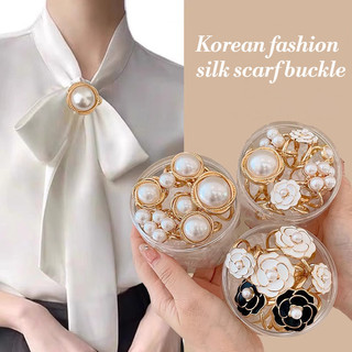 Khóa khăn lụa đa chức năng thời trang Hàn Quốc