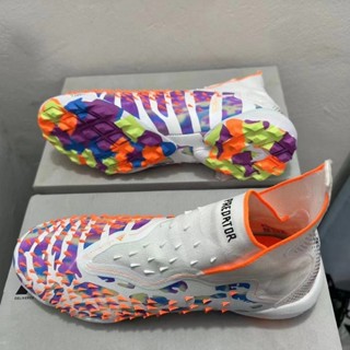 Predator Freak.1 TF SIZE: Giày bóng đá 36-45 dành cho nam Giày bóng đá không dây dành cho trẻ em
