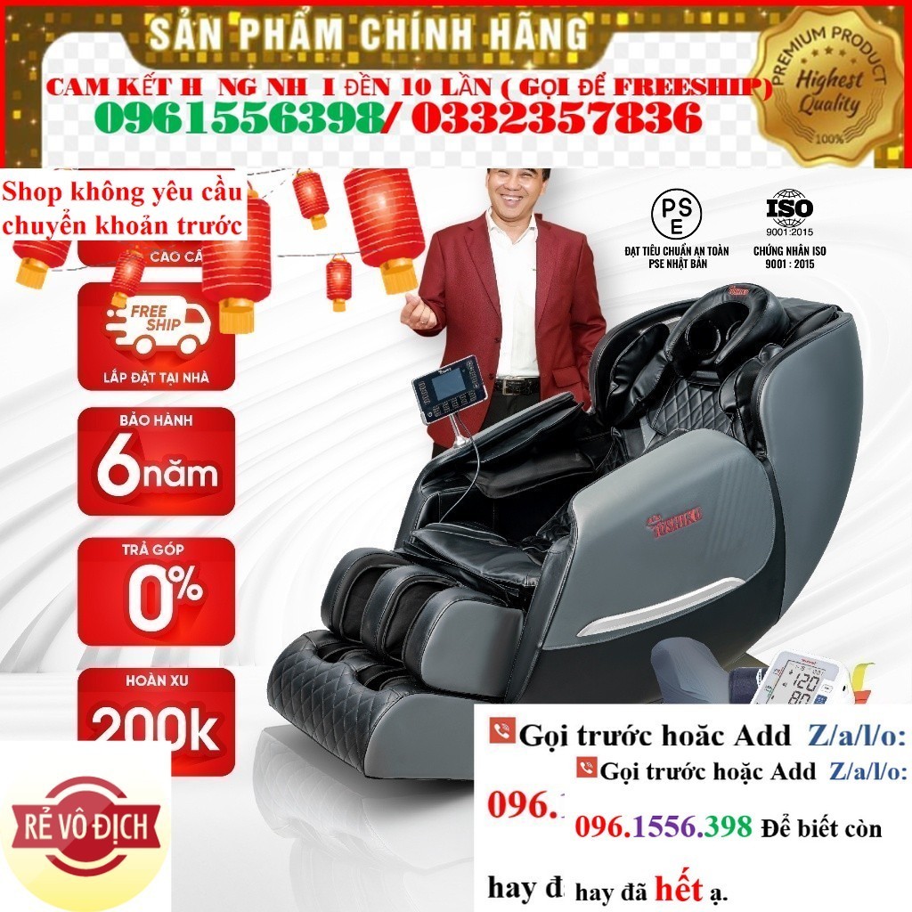 Ghế massage toàn thân Toshiko T9 -bona prezo