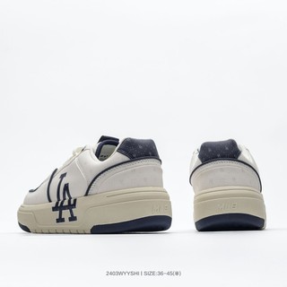 COD Giày MLB Big Ball chunky A LA Dodgers full bill box bao check/