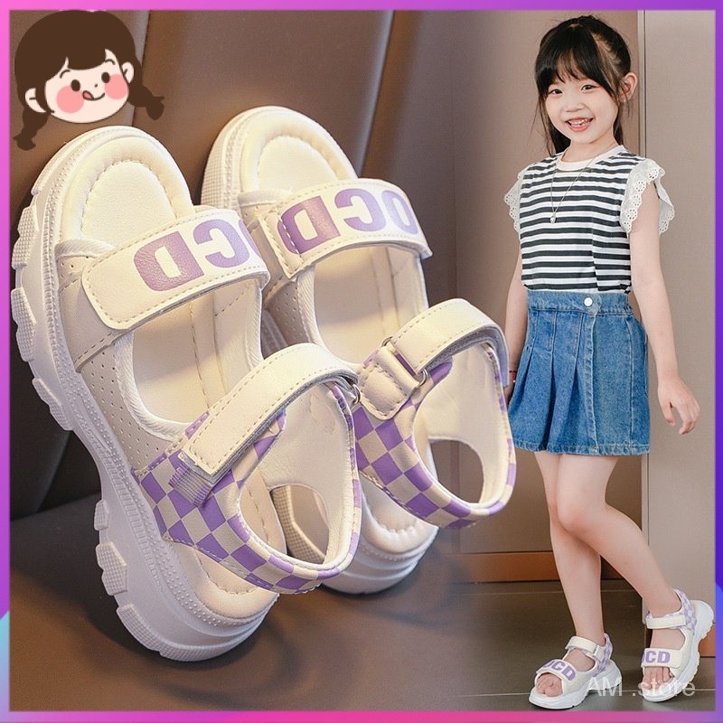Giày Sandal Đế Mềm Hở Ngón Phong Cách Thể Thao Thời Trang Mùa Hè 2023 Cho Nữ