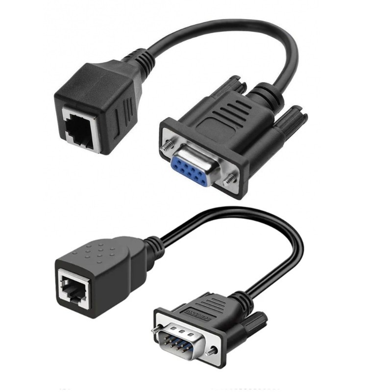 Love * Cáp DB9 sang RJ45 DB9 Nữ sang RJ45 Cáp chuyển đổi mở rộng nữ