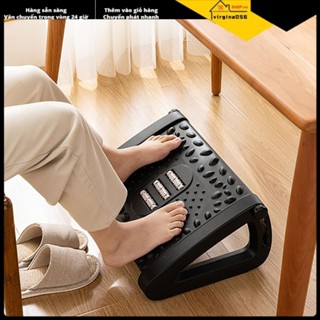 Virgina056 Dưới Bàn Chân Ghế Đa Năng Công Thái Học Có Thể Điều Chỉnh Chiều Cao Con Lăn Massage Nhựa Chắc Chắn Bập bênh Dưỡng Phân Cho Văn Phòng Nhà Vệ Sinh
