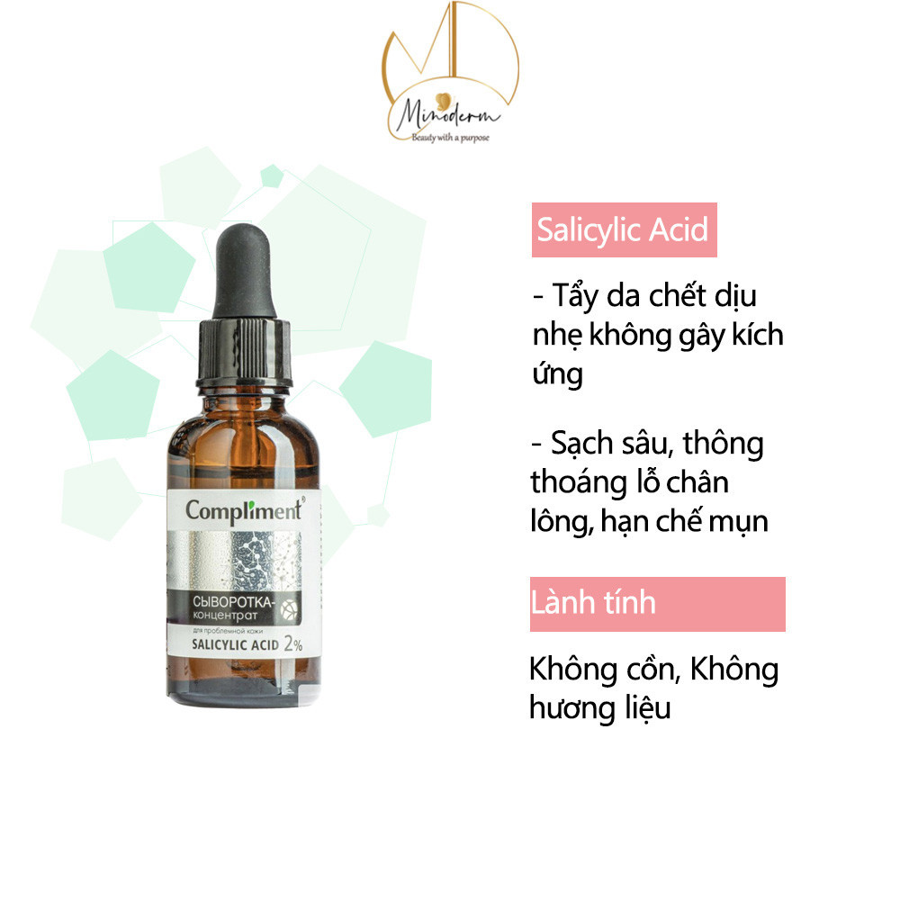 Ảnh 2 của Serum Compliment tinh chất dưỡng cải thiện, làm đẹp, cho mọi loại da 27ml