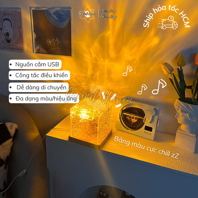 Đèn Ngủ 16 Màu Ngọn Lửa Grand Haven – Thiết Kế Độc Lạ Cho Mọi Phòng