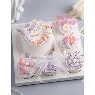 Hộp cupcake đựng 5 cupcake + bánh bento