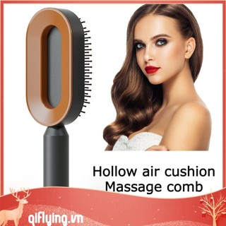 Lược đệm khí rỗng Máy nhắn tin da đầu Bàn chải tóc Chống rối Salon Lược xoăn
