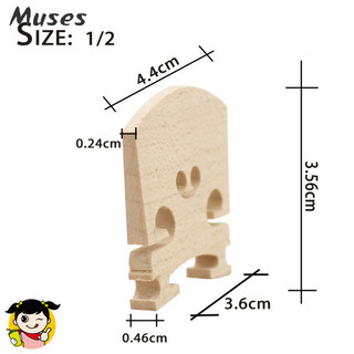 Hàng sẵn có cầu vĩ cầm chất liệu gỗ phong cho 4 / 4 3 / 4 1 / 2 1 / 4 1 / 8 kích thước đàn violin phụ kiện