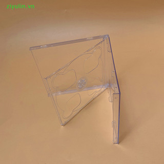 Ziyulin vuông trong suốt đáy cd hộp rỗng cd pp nhựa milky trong suốt cd case dung tích 2 đĩa vn