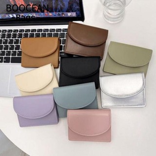 BOOCEAN Ví Da PU Đựng Tiền Xu Dopamine Kích Thước Nhỏ Gọn Cho Nữ