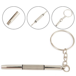 Mini 3in1 Screwdriver Glasses Phone Watch Screw Repair Tool Keyring Keychain
