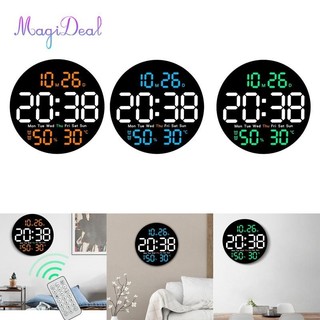 Đồng hồ báo thức kỹ thuật số MagiDeal Nhiệt độ / Độ ẩm Tắt tiếng Kỹ thuật số điện tử cho phòng ngủ