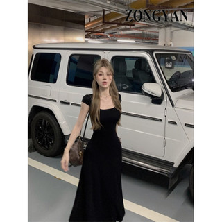 ZONGYAN Chic váy nữ Đầm Body Cho thời váy Hàn Phong Thể thao Korean Đơn giản WLQ2420788 8Z240220