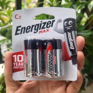 Vỉ 2 pin trung cỡ C Energizer Max
