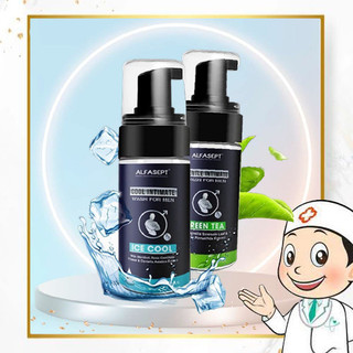 Bọt vệ sinh nam alfasept giúp làm sạch, khử mùi, ngăn nấm ngứa lọ dung dịch vệ sinh tạo bọt 100ml