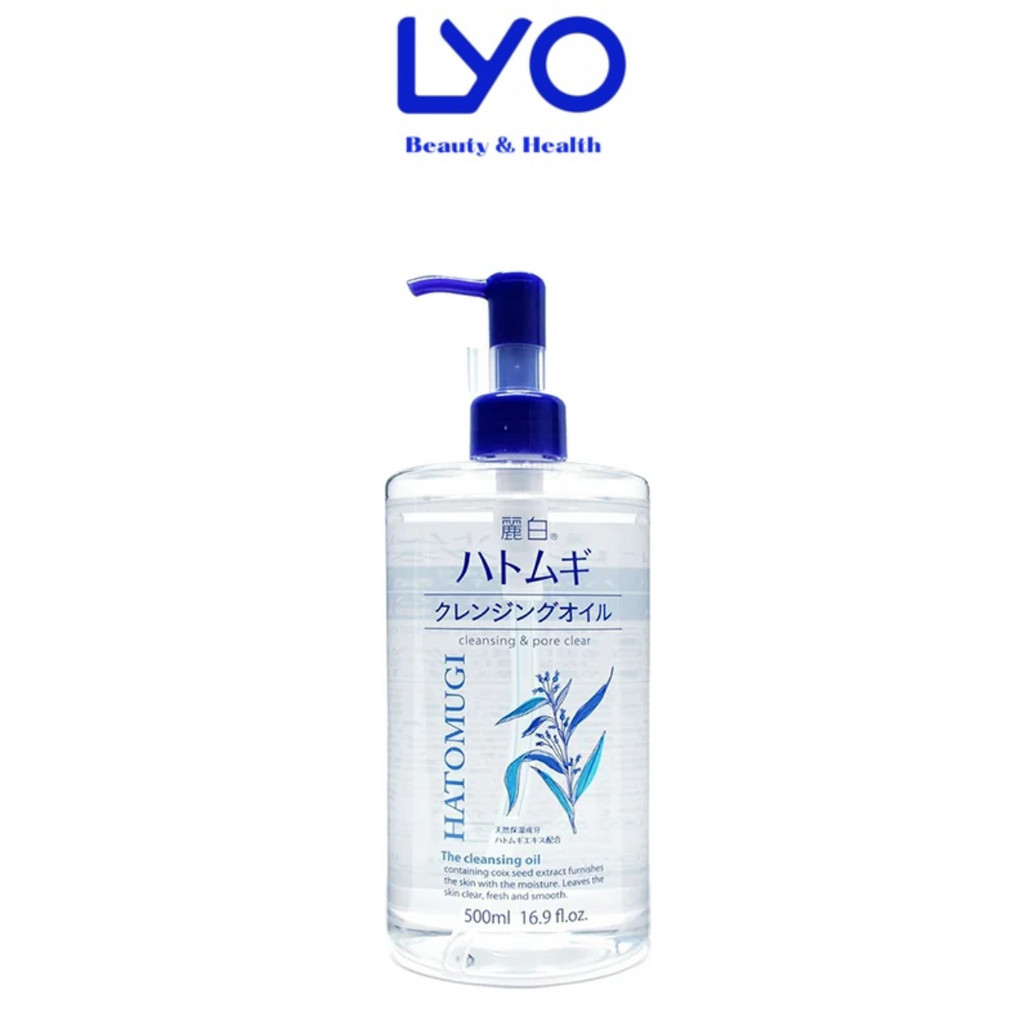 Dầu Tẩy Trang Ý Dĩ Hatomugi The Cleansing Oil Làm sạch da & Dưỡng ẩm 500ml