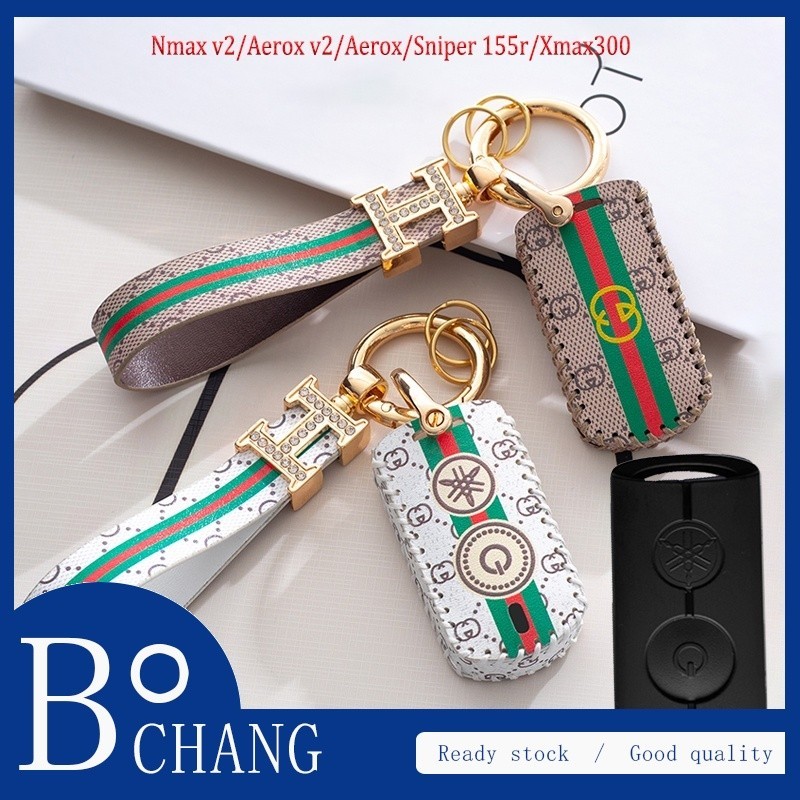 Bcyamaha Nmax v2 / Aerox v2 / Aerox / Sniper 155r / Xmax 300 Chìa Khóa Từ Xa Bao Da Móc Khóa