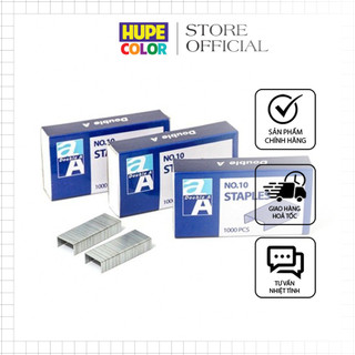 Hộp kim bấm số 10 double a, 1000 kim bấm /1 hộp, giá rẻ