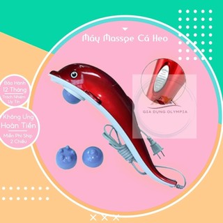 Máy massage cầm tay cá heo cao cấp , Máy mát xa tri liệu cá heo cầm tay đa năng, Máy đấm lưng giúp thư giãn - Olympia