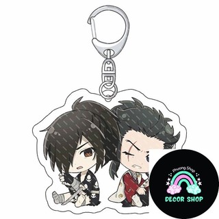 móc chìa khóa Dororo Hyakkimaru anime ngoại vi 2 mặt acrylic  mặt dây chuyền truyện tranh triển lãm mẫu trưng bà