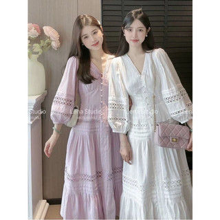 Đầm Dài Đầm Mùa Hè Đầm Nữ Đi Biển Đầm Trắng