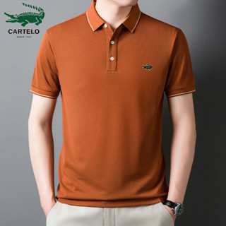 Áo polo ngắn cho nam giới&cá sấu thương hiệu polo lỏng lẻo cộng với kích thước hàng đầu cho nam giới