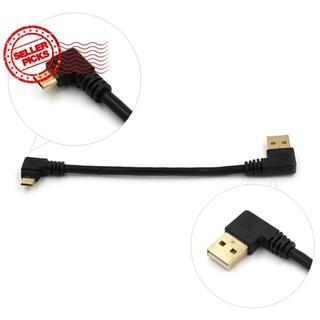 90 độ 15cm khuỷu tay đôi micro usb cáp dữ liệu nylon dây sạc nhanh cho android a0w0