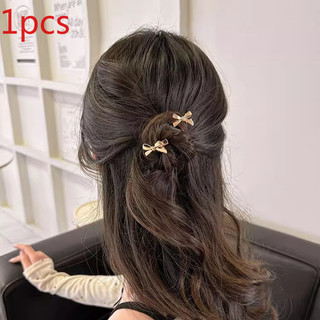 Kim Loại Nơ Tóc Nữ trán Bên Nổ Kẹp Tính Khí Đơn Giản Tóc Gãy Mỏ Vịt Kẹp Mũ Đội Đầu Mùa Xuân