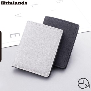 Ví Canvas Mini Dáng Ngắn Có Khóa Kéo Đa Năng Nhiều Màu Sắc Thời Trang Cho Nam
