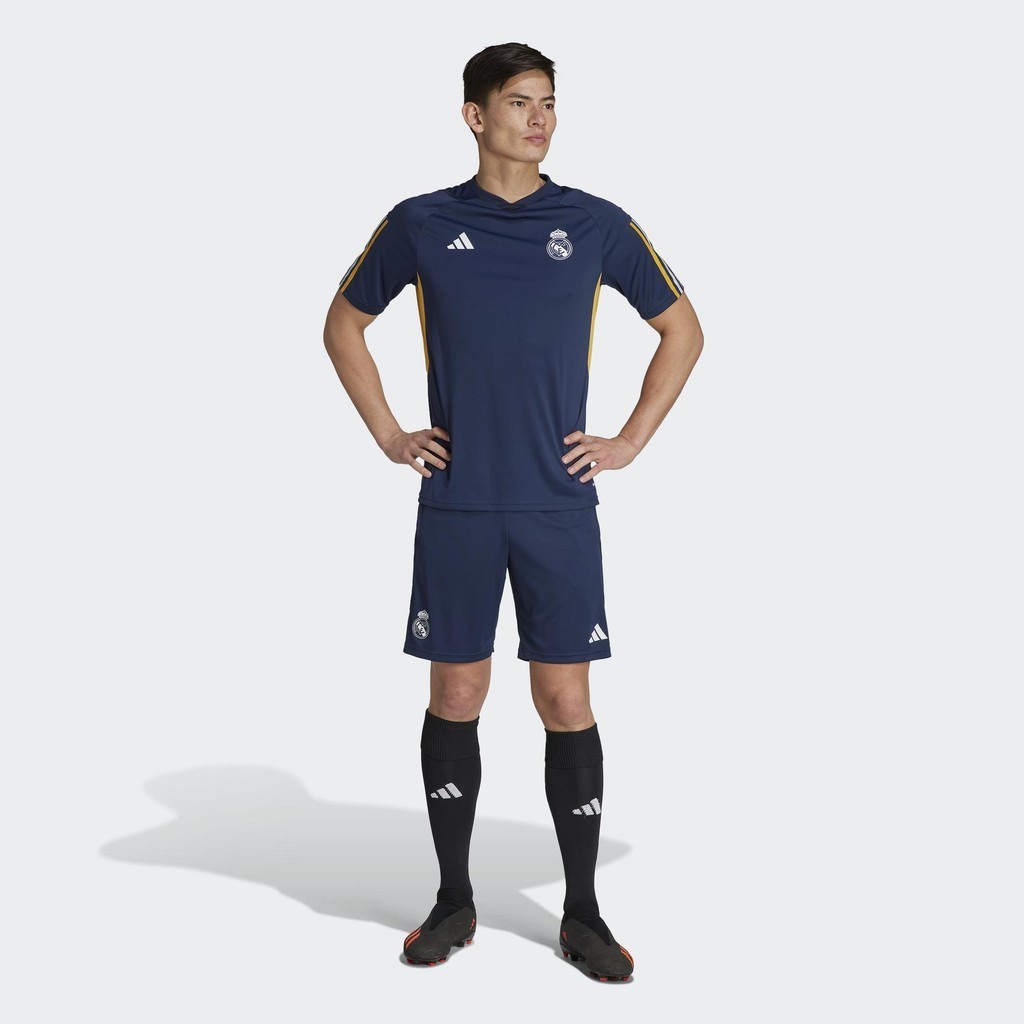 Adidas Bóng đá Áo Jersey Tập Luyện Real Madrid Tiro 23 Nam Màu xanh da trời IB0867