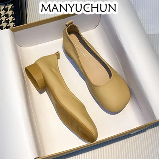 Manyuchun giày búp bê da cao cấp phong cách pháp thanh lịch dành cho nữ da mềm sal thời trang công sở đẹp cao cấp đế linh hoạt nổi bật linh hoạt màu sắc đa dạng fyd2391gyi 14z240402