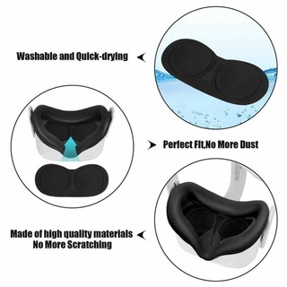 For Meta Quest 3 Silicone Protective Shell Set Controller Grip Cover Face Case Anti-Leakage Nose Pad VR Accessories
