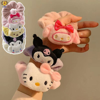 Dây Buộc Tóc Sanrio Dây Buộc Tóc Nhật Bản Hoạt Hình Dễ Thương Chó Kuromi Hello Kitty Giai Điệu Dây Buộc Tóc Sang Trọng Dây Ruột Lớn Dây Buộc Tóc Dây Cao Su Phụ Kiện Tóc Hoạt Hình
