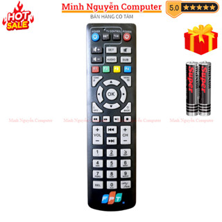  Remote điều khiển đầu FPT play box Mã 01 Remote truyền hình FPT hàng - Tặng kèm pin - Minh Nguyễn 