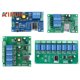 Ririhi mô-đun rơle wifi 1 / 2 / 4 / 8 esp-07 thích hợp cho phát triển thứ cấp nguồn điện ac / dc của bảng phát triển esp8266